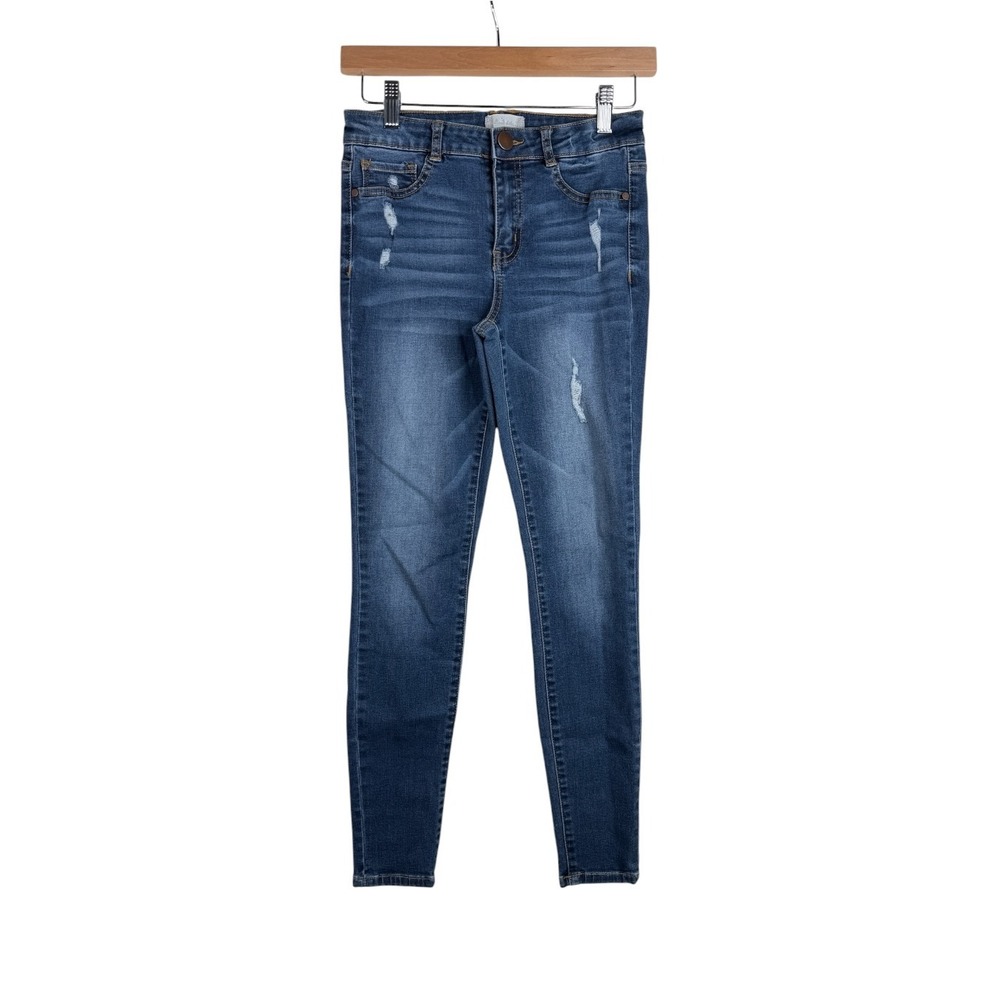 Altar'd State Women's High Rise Skinny Jeans size Small Medium Blue Denim